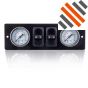 Renault Master X70 ISO DIN 1 Manometer paneel Ø 40 mm 2-weg Systeem zwart | HulpluchtveringRenault Master X70 ISO DIN 1 Manometer paneel Ø 40 mm 2-weg Systeem mat grijs | HulpluchtveringRenault Master X70 ISO DIN 1 Manometer paneel Ø 40 mm 2-weg Syste
