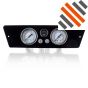 Renault Master X62 Manometer paneel Ø 40 mm 2-weg Systeem zwart | Hulpluchtvering