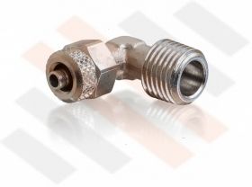 Elbow Air Fitting with Conical Thread 6mm Air Line | Semi-airsuspension